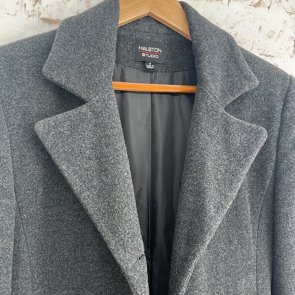 ✨VINTAGE✨Halston Studio Wool Duster, Size 8 - Picture 7 of 11